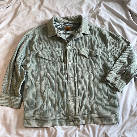 Urban Outfitters BDG Mint Green Corduroy Jacket - Picture 2 of 12